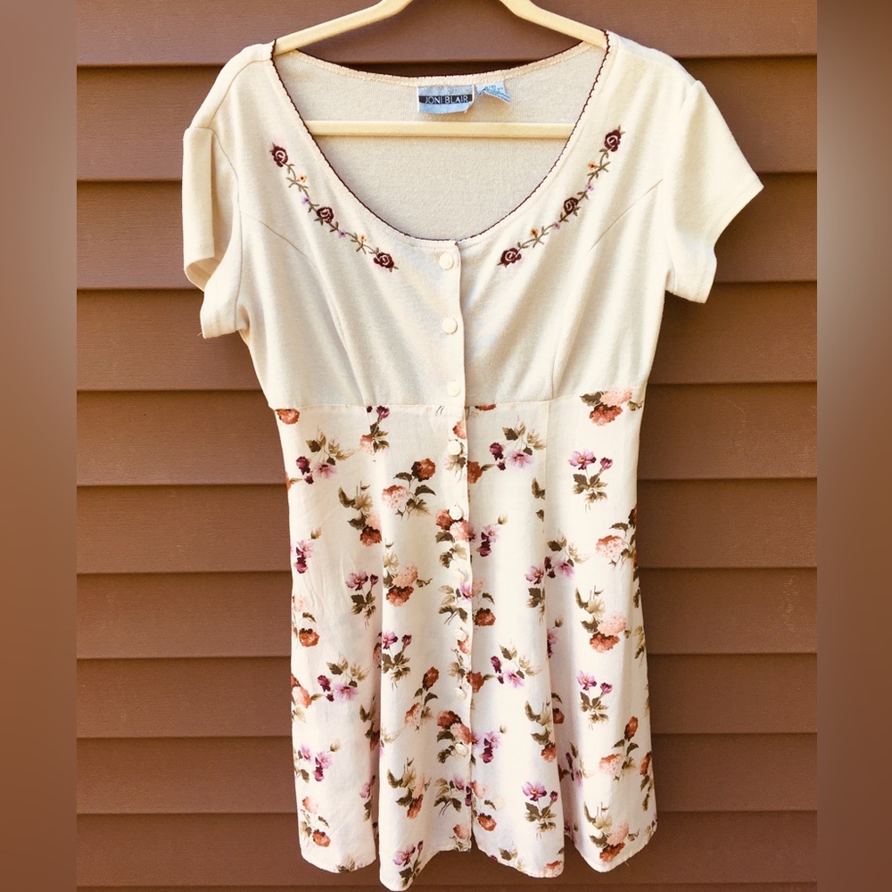 Joni Blair Floral Empire Waist Dress/Tunic Size 9/10